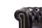 Preview: MODELL: " CHESTERFIELD" 3 - SITZER SOFA MIT BETTFUNKTION IN LEDER LOOK PREMIUM