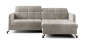 Preview: MODELL „COSELLA“ ECKSOFA MIT BETTFUNKTION IN STOFF „VELVET“ PREMIUM