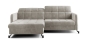 Preview: MODELL „COSELLA“ ECKSOFA MIT BETTFUNKTION IN STOFF „VELVET“ PREMIUM