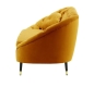 Preview: MODELL:  Mademoiselle mit Chesterfield-Steppung 3-SITZER SOFA IN SAMTSTOFF „ VELOURS “ PREMIUM