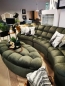 Preview: MODELL "NEPAL" ECKSOFA + 2 x HOCKER IN SAMTSTOFF VELVET !