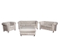 Preview: MODELL:  " CHESTERFIELD CLASSIC “  2 - SITZER SOFA IN  STOFF AMORE PREMIUM *)