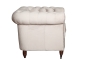 Preview: MODELL:  " CHESTERFIELD CLASSIC “  HOCKER - GROSS ( 100 X 100 cm ) IN STOFF AMORE PREMIUM *)