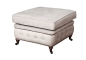 Preview: MODELL:  " CHESTERFIELD CLASSIC “  HOCKER - KLEIN ( 75 X 70 cm ) IN STOFF AMORE PREMIUM *)