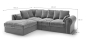 Preview: MODELL:  MR. PRESIDENT ECKSOFA IN SAMTSTOFF „ KRONOS “