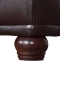 Preview: MODELL " CHESTERFIELD" HOCKER - GROSS (100 x 100 cm) IN LEDER LOOK PREMIUM