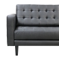 Preview: MODEL „CAPRICE“ 3 SITZER SOFA IN LEDER LOOK PREMIUM