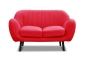 Preview: MODELL „TANGO“ 2 - SITZER SOFA IN SAMTSTOFF VELVET PREMIUM