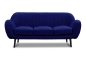 Preview: MODELL „TANGO“ 3 - SITZER SOFA IN SAMTSTOFF VELVET PREMIUM