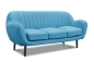 Preview: MODELL „TANGO“ 3 - SITZER SOFA IN SAMTSTOFF VELVET PREMIUM