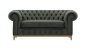 Preview: MODELL:  " CHESTERFIELD DIAMOND " 2-SITZER SOFA IN SAMTSTOFF „ VELOURS “ PREMIUM