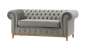 Preview: MODELL:  " CHESTERFIELD DIAMOND " 2-SITZER SOFA IN SAMTSTOFF „ VELOURS “ PREMIUM