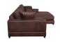 Preview: MODELL „ LAZY “ XXL MODERNES ECKSOFA IN VINTAGE LEDER LOOK