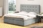 Preview: MODELL:  " QUEEN ALEXANDRA" BOXSPRINGBETT MIT TOPPER 160 x 200 & 180 x 200 & 200 x 200 cm IN SAMTSTOFF VELVET PREMIUM