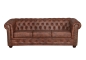 Preview: MODELL:  " CHESTERFIELD CLASSIC “  2 - SITZER SOFA IN  INDUSTRIAL STYLE LEDER LOOK PREMIUM *)