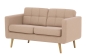 Preview: MODELL: TRIEST 2 SITZER SOFA IN SAMTSTOFF „ VELOURS “ PREMIUM