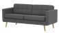 Preview: MODELL: TRIEST 3 SITZER SOFA IN SAMTSTOFF „ VELOURS “ PREMIUM