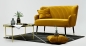 Preview: MODELL: GINA 2-SITZER SOFA IN SAMTSTOFF „ VELOURS “ PREMIUM