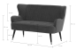 Preview: MODELL: GINA 2-SITZER SOFA IN SAMTSTOFF „ VELOURS “ PREMIUM