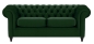 Preview: MODELL:  " CHESTERFIELD WINDSOR " 3-SITZER SOFA IN SAMTSTOFF „ VELOURS “ PREMIUM