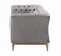 Preview: MODELL:  CHESTERFIELD MODERN ART „W“ 3-SITZER SOFA IN SAMTSTOFF „ VELOURS “ PREMIUM