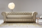 Preview: MODELL:  " CHESTERFIELD DIAMOND " 3-SITZER SOFA IN SAMTSTOFF „ VELOURS “ PREMIUM