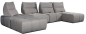 Preview: MODELL "COMO" MODULARES SOFA IN STOFF wie abgebildet !