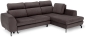 Preview: MODELL „DENVER“ ECKSOFA MIT BETTFUNKTION IN STOFF „VELVET“ PREMIUM