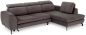 Preview: MODELL „DENVER“ ECKSOFA MIT BETTFUNKTION IN STOFF „VELVET“ PREMIUM