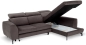 Preview: MODELL „DENVER“ ECKSOFA MIT BETTFUNKTION IN STOFF „VELVET“ PREMIUM