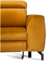 Preview: MODELL „DENVER“ ECKSOFA MIT BETTFUNKTION IN STOFF „VELVET“ PREMIUM