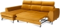 Preview: MODELL „DENVER“ ECKSOFA MIT BETTFUNKTION IN STOFF „VELVET“ PREMIUM