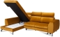 Preview: MODELL „DENVER“ ECKSOFA MIT BETTFUNKTION IN STOFF „VELVET“ PREMIUM