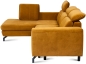 Preview: MODELL „DENVER“ ECKSOFA MIT BETTFUNKTION IN STOFF „VELVET“ PREMIUM