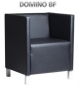 Preview: MODELL „DOMINO“ SESSEL IN LEDER LOOK PREMIUM