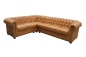 Preview: Modell " CHESTERFIELD 1 + 2 + 3 + (E) + 3 + 2 + 1 + BETT" MODULARES ECKSOFA MIT/OHNE BETTFUNKTION IN LEDER LOOK PREMIUM