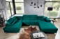 Preview: MODELL „ EDUARDO“ ECKSOFA IN U-FORM IN SAMTSTOFF VELVET *)