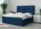 Preview: MODELL:  " QUEEN ELEONORE " BOXSPRINGBETT MIT TOPPER 160 x 200 & 180 x 200 & 200 x 200 cm IN SAMTSTOFF VELVET PREMIUM