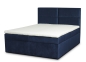 Preview: MODELL:  " QUEEN ELEONORE " BOXSPRINGBETT MIT TOPPER 160 x 200 & 180 x 200 & 200 x 200 cm IN SAMTSTOFF VELVET PREMIUM