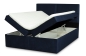 Preview: MODELL:  " QUEEN ELEONORE " BOXSPRINGBETT MIT TOPPER 160 x 200 & 180 x 200 & 200 x 200 cm IN SAMTSTOFF VELVET PREMIUM