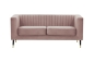 Preview: MODELL:  ENYA 2 SITZER SOFA IN SAMTSTOFF „ VELOURS “ PREMIUM