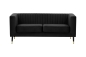 Preview: MODELL:  ENYA 2 SITZER SOFA IN SAMTSTOFF „ VELOURS “ PREMIUM