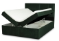 Preview: MODELL:  " QUEEN ELIZABETH " BOXSPRINGBETT MIT TOPPER 160 x 200 & 180 x 200 & 200 x 200 cm IN SAMTSTOFF VELVET PREMIUM