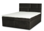 Preview: MODELL:  " QUEEN ELIZABETH " BOXSPRINGBETT MIT TOPPER 160 x 200 & 180 x 200 & 200 x 200 cm IN SAMTSTOFF VELVET PREMIUM