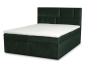 Preview: MODELL:  " QUEEN ELIZABETH " BOXSPRINGBETT MIT TOPPER 160 x 200 & 180 x 200 & 200 x 200 cm IN SAMTSTOFF VELVET PREMIUM