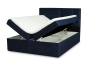 Preview: MODELL:  " QUEEN ELIZABETH " BOXSPRINGBETT MIT TOPPER 160 x 200 & 180 x 200 & 200 x 200 cm IN SAMTSTOFF VELVET PREMIUM