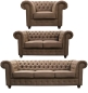 Preview: MODELL:  " CHESTERFIELD EMPIRE " SET: [  3BETT + 2 + 1 ] IN SAMTSTOFF VELVET PREMIUM