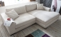 Preview: MODELL „ LAZY “ XXL MODERNES ECKSOFA IN VINTAGE LEDER LOOK