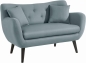 Preview: MODELL "GEORGE", 2-SITZER SOFA IN STOFF ( BRUSSELS, freie Farbwahl ) !