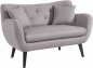 Preview: MODELL "GEORGE", 2-SITZER SOFA IN STOFF ( BRUSSELS, freie Farbwahl ) !